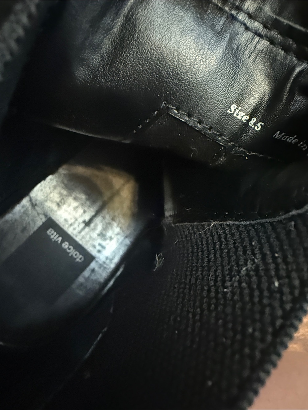 Dolce Vita Black Leather Chelsea Lug Boot Huey H2O - Picture 10 of 10
